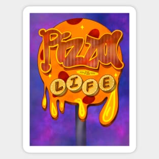 Pizza is Life Sticker